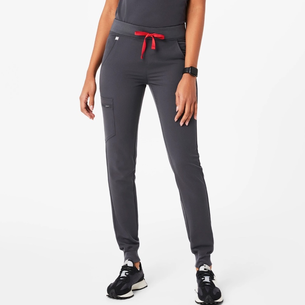 FIGS Scrubs Zamora Charcoal Jogger Scrub Pants Small